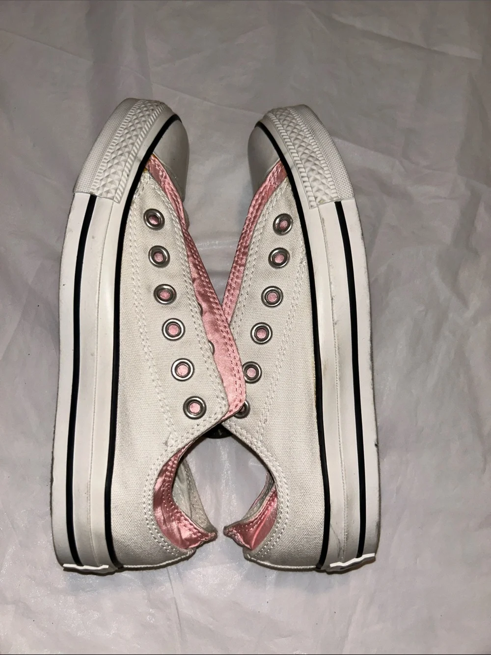 NWT *RARE* CONVERSE Double Upper Chuck Taylor All Star Low Top Sneakers - Picture 2 of 8